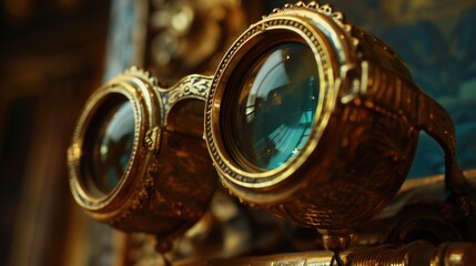 Poster - Close up of a clock on a shelf, perfect for time management concepts