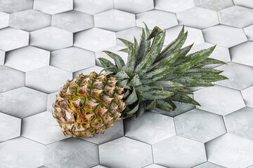 Sweet organic ripe tropical pineapple