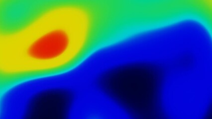 heat map background. liquid infrared thermographic animation. abstract thermal gradient.