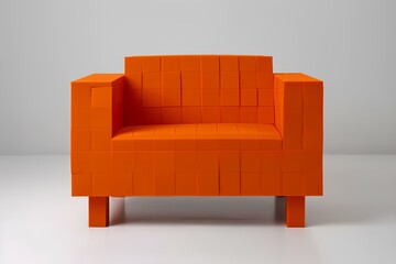 Poster - red sofa made by midjourney