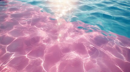 Wall Mural - Pink sea water background