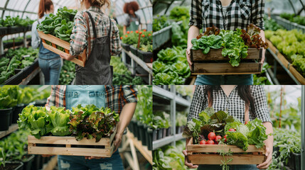 Canvas Print - vegetables in the garden