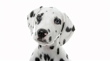 Sticker - The Adorable Dalmatian Puppy