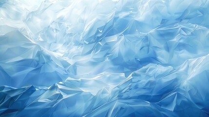 Poster - Ice background with abstract low poly design
