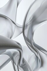 Poster - Detailed close-up of a white and black object, suitable for various design projects