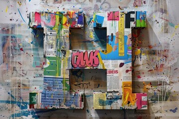 Poster - A surreal image of a never-ending picture within a picture. Suitable for creative projects