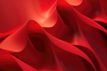 Poster - Detailed shot of red fabric, versatile for various projects