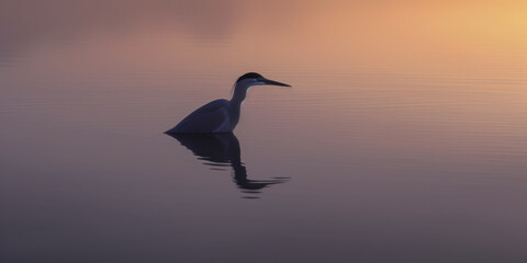 Canvas Print - Closeup of a bird