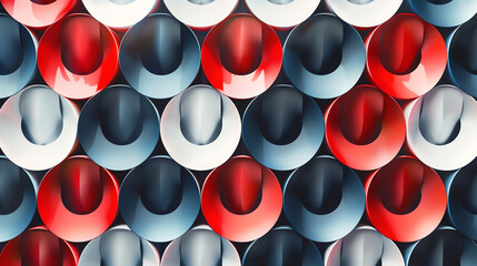 Wall Mural - Seamless abstract geometric pattern.