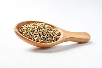 Wall Mural - Fennel Seeds in Wooden Spoon