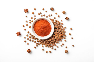 Sticker - Red Chili Powder and Star Anise with Coriander Seeds