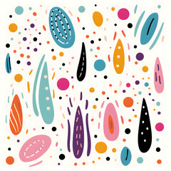 Wall Mural - pattern with dots