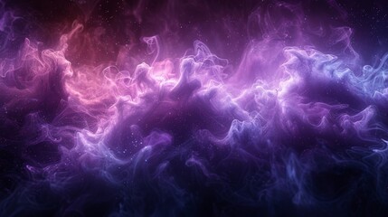 Wall Mural - Smoke clouds and swirling purple background