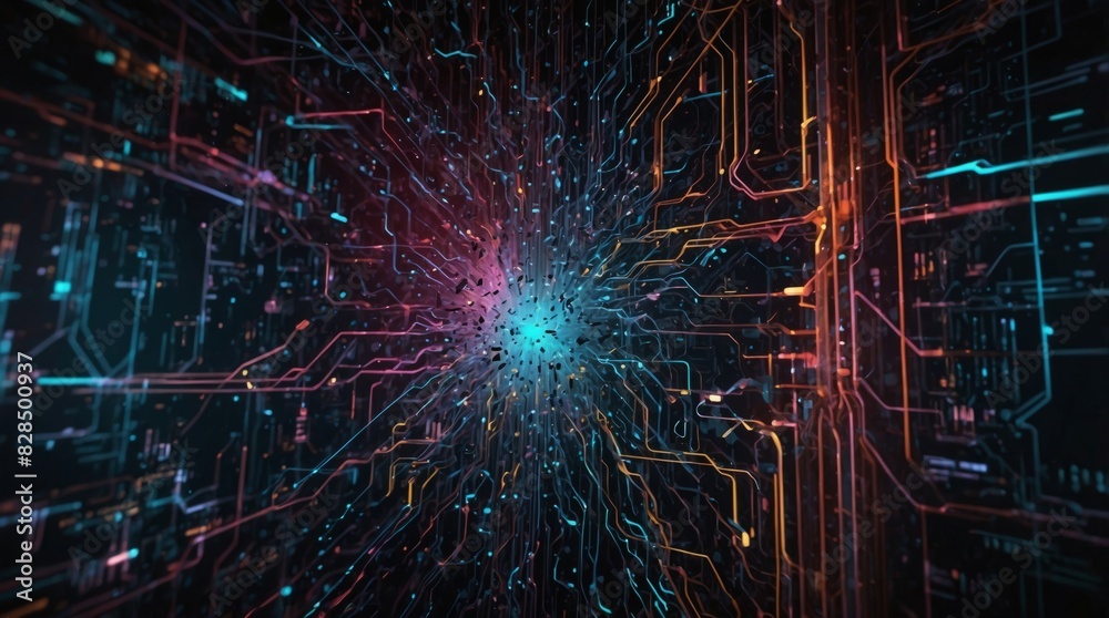 Offering a comprehensive range of detailed abstract tech backgrounds to ...