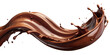 © Rama - Liquid wave chocolate splash on transparent background