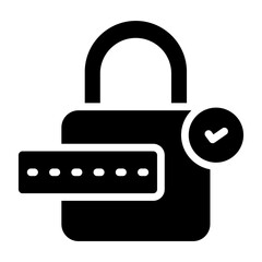 Poster - A premium download icon of padlock

