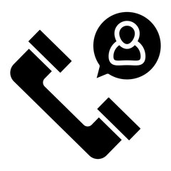 Poster - Trendy design icon of phone chat

