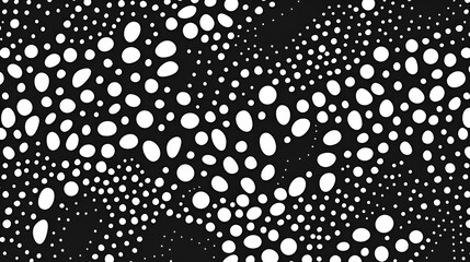 Abstract doodle seamless pattern background,  Abstract scattered  background, Seamless leopard black and white pattern, cat spots, vector background