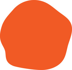 Poster - organic flat blob. irregular circle fluid bubble. abstract liquid shape. random wavy spot and curvy 