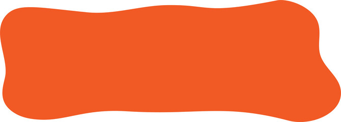 Poster - organic flat blob. irregular fluid bubble. abstract liquid shape. random wavy spot and curvy element