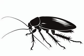 Poster - Close-up monochrome image of a bug. Suitable for scientific publications