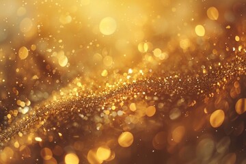 Poster - A detailed close-up of a gold colored background. Perfect for luxury and elegant design projects