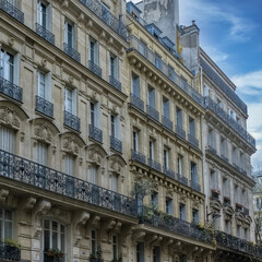 Wall Mural - Paris, beautiful buildings, boulevard Henri-IV in the 4e arrondissement of the french capital
