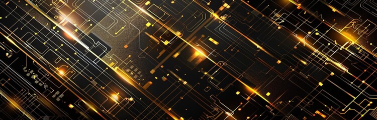 Wall Mural - the background is an elegant combination of black and gold. a background that can be used as a backg