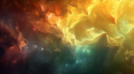 Cosmos background with stardust, nebula and stars. Galaxy backdrop. Infinite universe, milky way