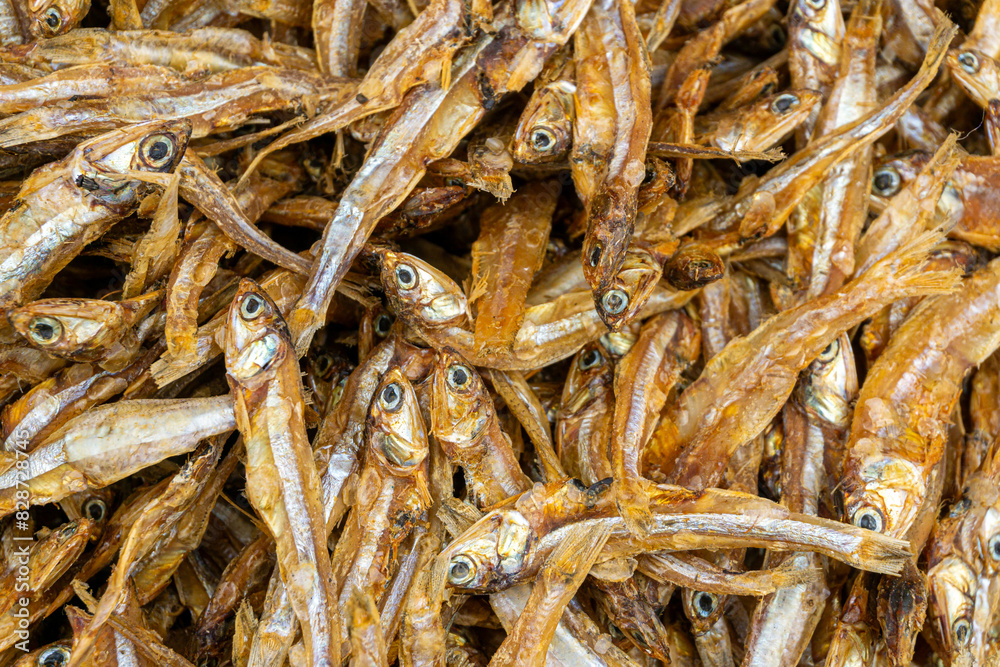 Fresh varieties of sea food meat like fishes, crabs, shrimp, prawns ...