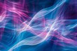 © nattapon98 - Abstract waves of blue and pink