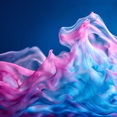 Wall Mural - A abstract smoke background. AI generated