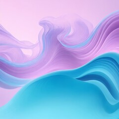 Wall Mural - A abstract background with waves. AI generated