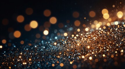 Sparkling Brilliance, Beautiful Abstract Light with Glittering Accents
