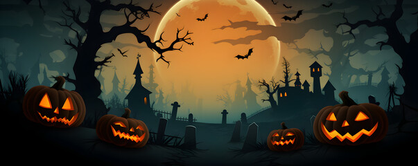 halloween background, halloween background with pumpkin