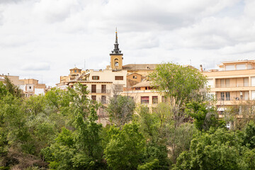 Wall Mural - a view of Peralta (Azkoien) city, merindad of Olite, province of Navarra, Spain