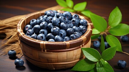 Sticker - Ripe blueberries UHD Wallpaper