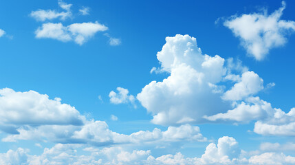 Wall Mural - blue sky with white cloud background. white cloud with blue sky background
