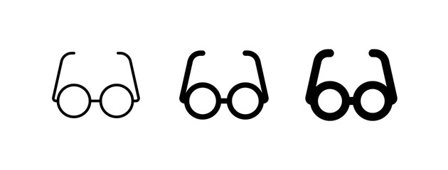 Wall Mural - Editable reading glasses vector icon. Part of a big icon set family. Perfect for web and app interfaces, presentations, infographics, etc