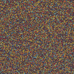 Poster - Geometric background featuring gradiented squares in multiple colors. Earthy tones with a touch of blue. Breathtaking vector illustration.