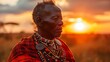 © SibteHUSSAIN - Portraits of Maasai people natural light golden hour
