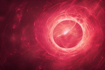 Aufkleber - Abstract red background with fluid shapes and organic forms
