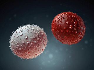 3d rendered illustration of a virus