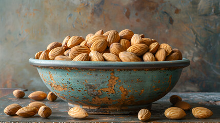 Wall Mural - almond nut organic healthy snack