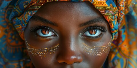 African Beauty: Wisdom and Strength, generative ai