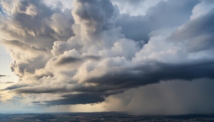 Poster - stormy sky weather background