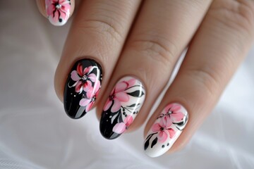 Trendy fashion manicure for stylish nails - beautiful nail art designs and chic styles