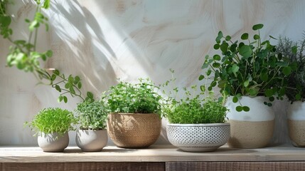 Wall Mural - Microgreen Entryway Decorations