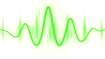 Poster - Abstract background of neon high-tech waveform. Design. Audio spectrum simulation.