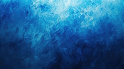 Poster - Abstract blue background with delicate textures and soft gradient lighting